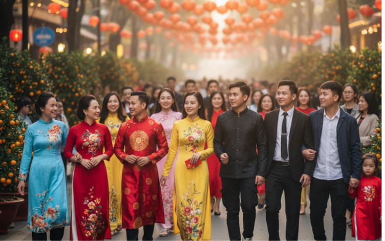 Tip phối đồ ngày Tết 2026